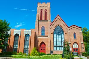 2012년 8월 윌크스배리에 있는 오스터하우트 자유 도서관