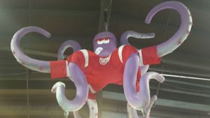 플레이오프 기간 동안, 조 루이스 아레나는 "알"이라는 별명을 가진 거대한 문어로 장식되었다. 이것은 팬 전통에서 유래되었다.