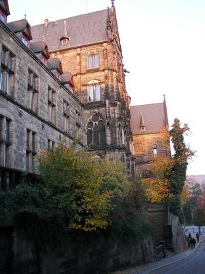 마르부르크 대학교. 파스테르나크는 1910년부터 1914년까지 철학을 공부했다.