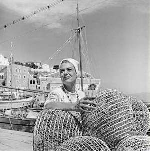 1962년 영화 파이드라에서의 메르쿠리