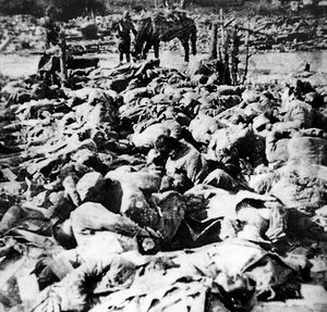 난징 대학살 당시 학살당한 중국인들의 시체