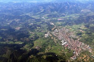 남쪽을 바라본 조감도