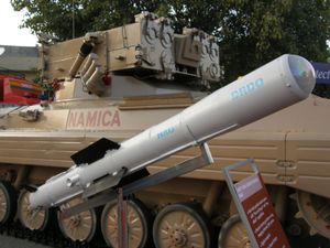 DRDO가 개발한 3세대 ATGM(대전차 미사일) 나그 미사일.