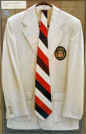 1972년 하계 올림픽에서 마크 스피츠가 착용한 재킷.