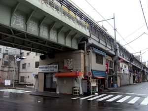 소부선 고가 아래 상점