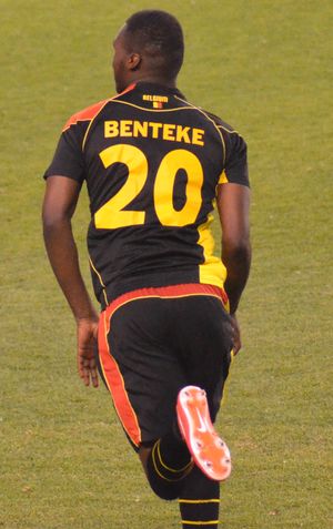 2013년 벨기에 대표팀에서 뛰는 벤테케