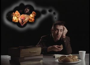 커밍 in the gallery art work "Sliphost"