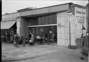 런던에 있던 생협 점포 (1950년)