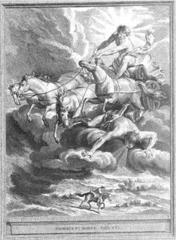 페부스와 보레아스, 장바티스트 우드리의 라 퐁텐 우화의 우주적 해석, 1729/34