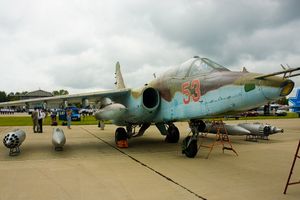 쿠빈카 공군기지에 있는 Su-25
