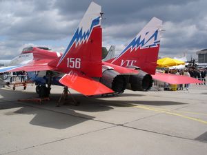 전시된 러시아 MiG-29OVT