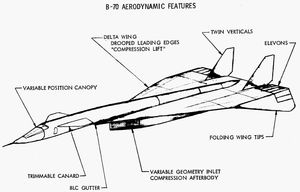 XB-70으로 제작된 NAA의 최종 WS-110A 제안