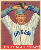 라이언스의 1933년 구데이 야구 카드