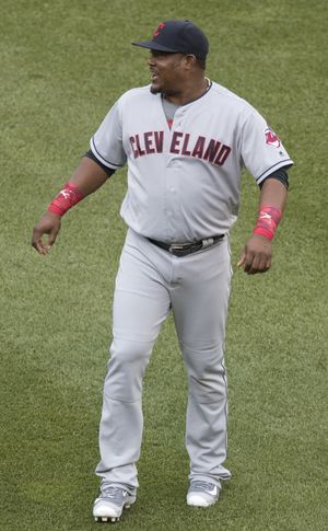 2016년 클리블랜드 인디언스 소속의 우리베