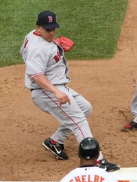 2008년 보스턴 레드삭스에서 활약하는 콜론