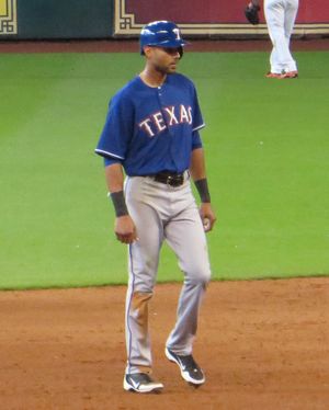 텍사스 레인저스 시절의 리오스