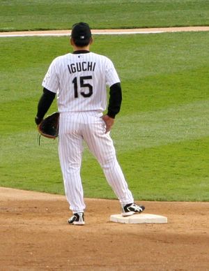 2006년 화이트삭스에서 2루수로 뛰고 있는 이구치