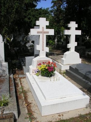 생트준비에브데부아에 있는 세레브랴코바의 묘