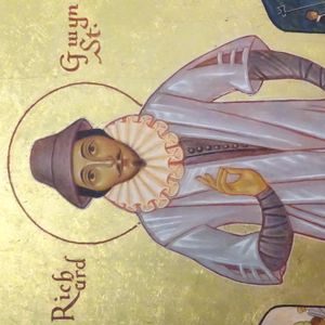 렉섬 대성당에 있는 성 리처드 귄의 그림