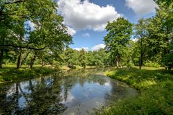 알렉산드르 공원의 새 정원 연못