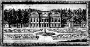 1700년경 뤼첸부르크 성