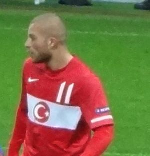 2011년 터키 대표팀에서 뛰는 괴크한 퇴레
