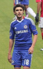 2010년 10월 19일 UEFA 챔피언스 리그에서 스파르타크 모스크바를 상대로 첼시에서 뛰고 있는 지르코프