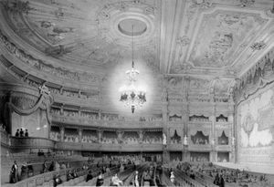 1843년 화재 이후 재건축된 내부