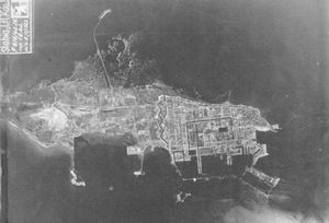 1942년 6월 1일, 독일 공군의 코틀린 섬 공중 정찰 사진