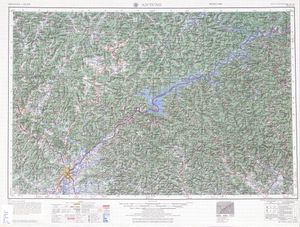 단둥(안둥(安東)으로 표기된 1954년)