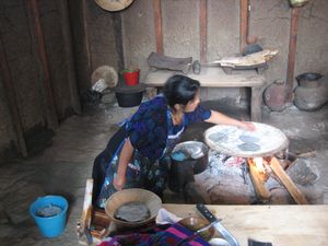 요리에 사용되는 장작