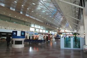 대구 공항 국제선 터미널 내부