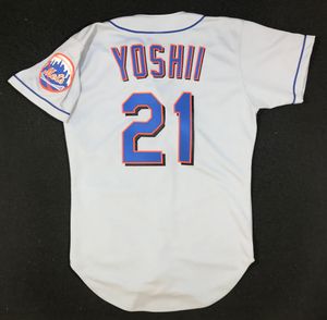 1998 뉴욕 메츠 #21 요시이 마사토 로드 유니폼