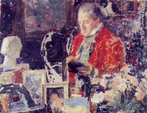 레옹 가르가 그린 기트리 초상화