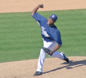 샌디에이고 파드리스의 스프링 트레이닝 참가 시 (2010년)