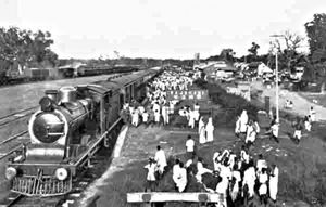 1930년대 라지샤히 기차역