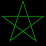 모로코 국기의 녹색 별