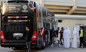 이란 축구 국가대표팀 버스