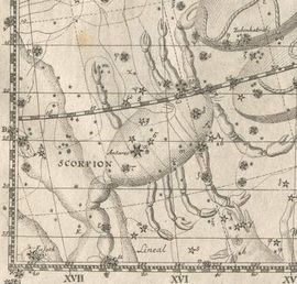 보데 성도(1782년)의 전갈자리