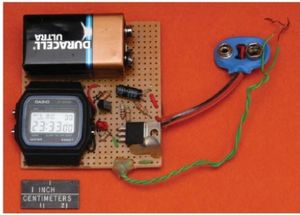 알 카에다 시제품의 시한 장치. Casio F91W를 사용하고 있다.