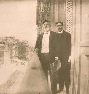 아드리앵과 로베르 프루스트, 1900년경.