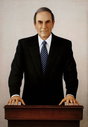 조지 미첼 상원 원내대표의 초상화