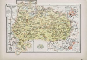 1909년 박닌성 지도