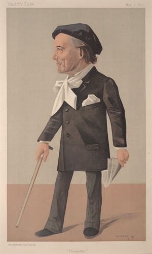 장 B. 구스의 캐리커쳐, "배니티 페어" (1891)에 게재