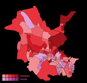 2018년 시장 선거 2차 투표 결과.