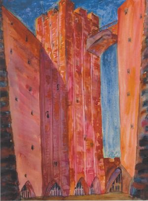 제1막, 감옥 안뜰 (할레, 1920)