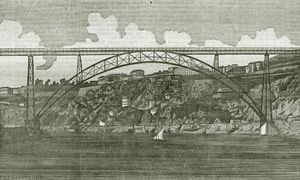 1877년 마리아 피아 다리의 모습