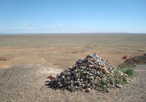 고비 사막의 신성한 오보