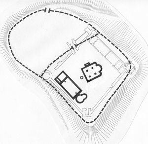 11세기에 폴란드 국왕 볼레스와프 1세 용감공이 건설한 렌지아니의 고르드, 라틴 교회의 원형 교회 채플과 팔라스 단지, 그리고 12세기에 지어진 정교회 체르크바의 유적.