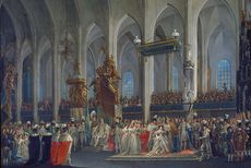 프레드릭 베스틴의 1829년 데지레의 스웨덴 대관식.